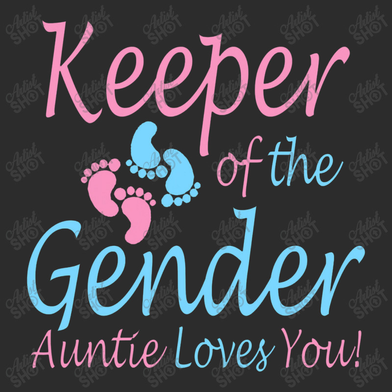 Keeper Of The Gender Auntie Gender Reveal Party Idea Exclusive T-shirt | Artistshot