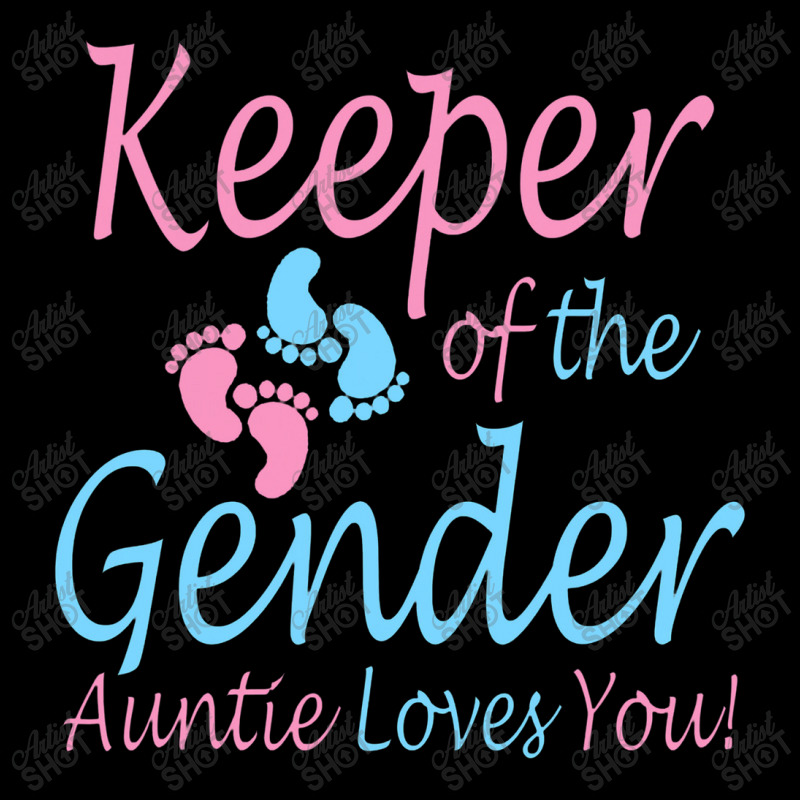 Keeper Of The Gender Auntie Gender Reveal Party Idea Lightweight Hoodie | Artistshot