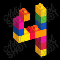 Kids 4 Year Old Building Blocks Birthday Bricks 4th Gift Adjustable Cap | Artistshot