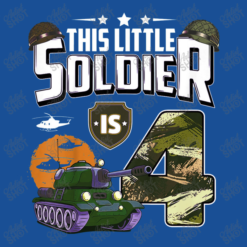 Kids 4 Year Old Soldier 4th Birthday Military Themed Camo Boys Youth Sweatshirt | Artistshot