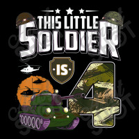 Kids 4 Year Old Soldier 4th Birthday Military Themed Camo Boys Youth Zipper Hoodie | Artistshot