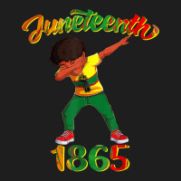 Juneteenth 1865 Dab Black Boy Brown Skin Afro American Boys T Shirt Classic T-shirt | Artistshot