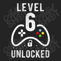 Kids Level 6 Unlocked Video Game 6th Birthday Gift 3/4 Sleeve Shirt | Artistshot