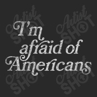 I'm Afraid Of Americans Original Faded Retro Style Design Printed Hat | Artistshot