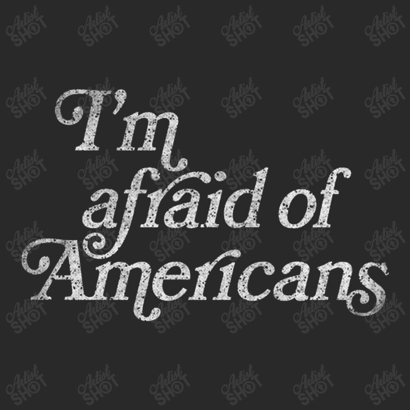 I'm Afraid Of Americans Original Faded Retro Style Design Printed hat by gusjigangkudus | Artistshot