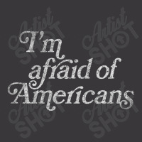 I'm Afraid Of Americans Original Faded Retro Style Design Ladies Curvy T-shirt | Artistshot