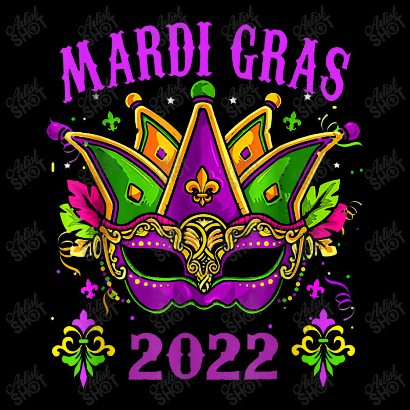 Mardi Gras Costume Mask Design Mardi Gras 2022 Pocket T-shirt | Artistshot