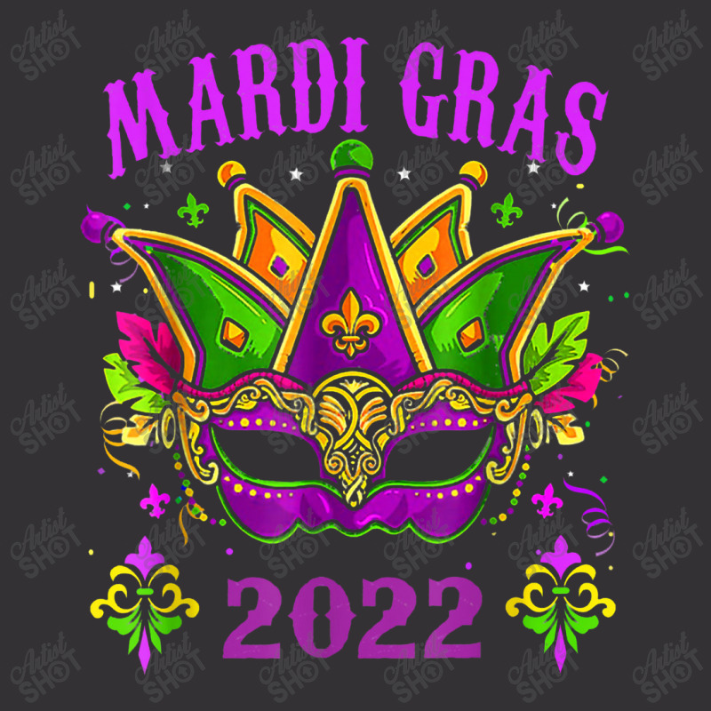 Mardi Gras Costume Mask Design Mardi Gras 2022 Vintage Hoodie And Short Set | Artistshot