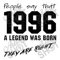 Legend 1996 Celebration Vintage Birthday Crewneck Sweatshirt | Artistshot