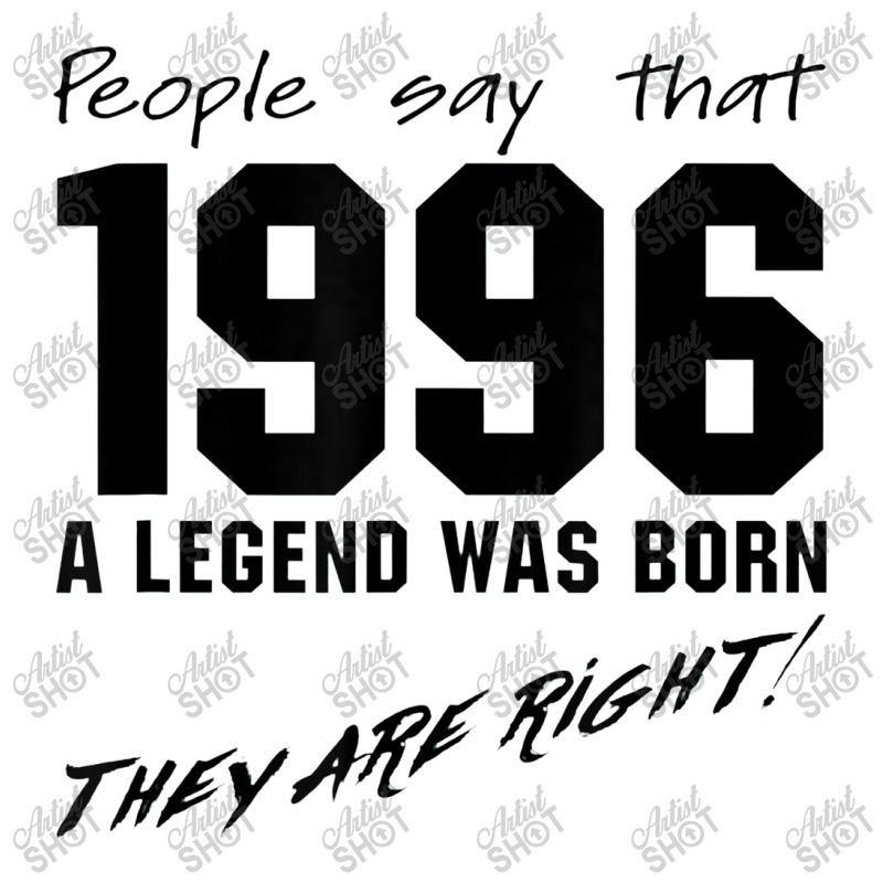 Legend 1996 Celebration Vintage Birthday Crewneck Sweatshirt | Artistshot