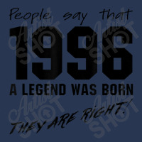 Legend 1996 Celebration Vintage Birthday Men Denim Jacket | Artistshot