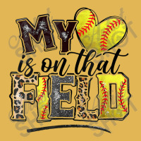 Leopard Softball Mom My Heart Is On That Field Baseball Vintage Hoodie And Short Set | Artistshot