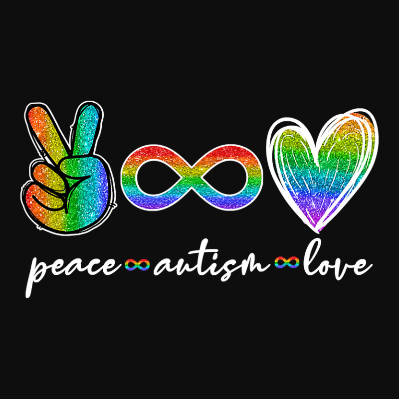 Peace Autism Love Infinity Symbol Autism Awareness T Shirt Crop Top by longduong89 | Artistshot