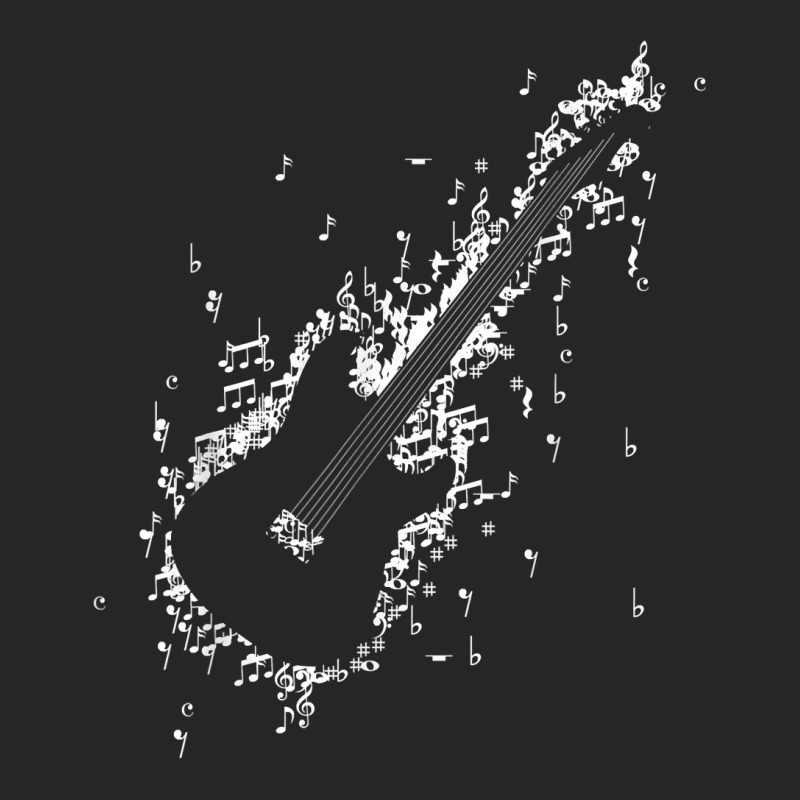 Musical Notes  Musician  Music Lover  Guitarist  Guitar T Shirt Ladies Fitted T-Shirt by abrellkfhanog8 | Artistshot