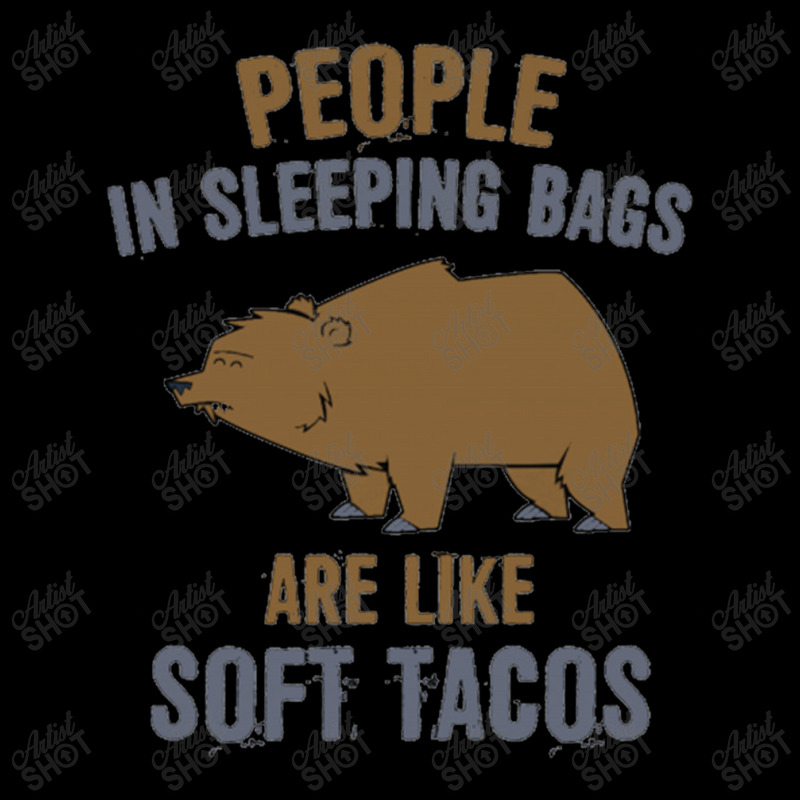 People In Sleeping Bags Are Like Soft Tacos Fleece Short by BealArt | Artistshot