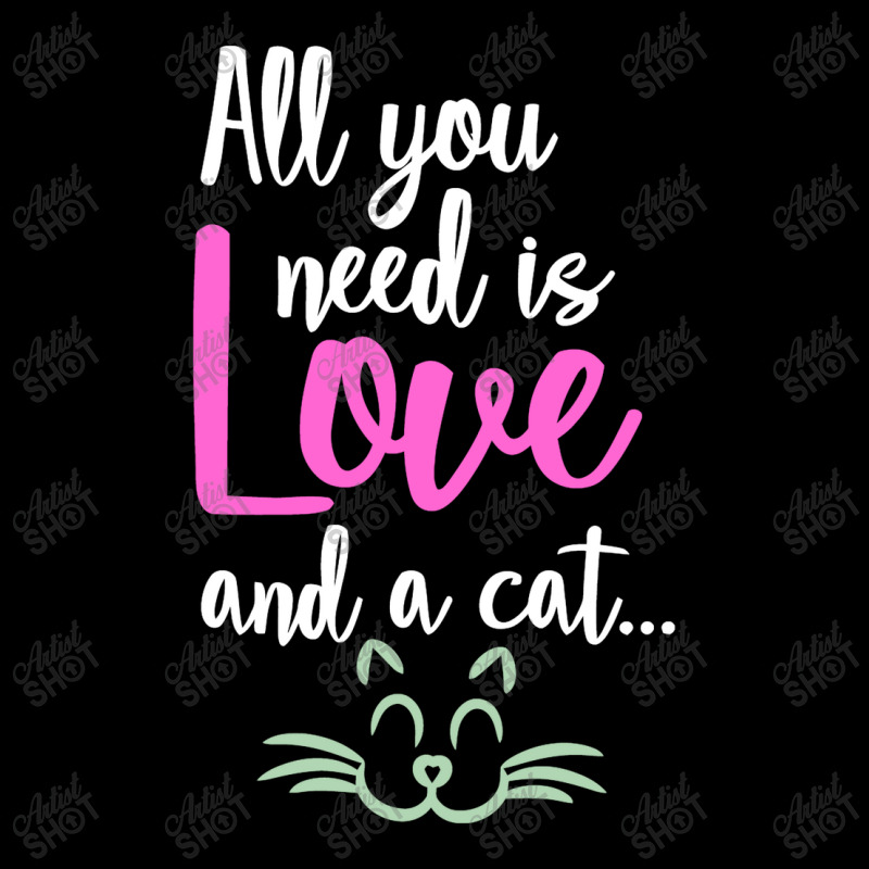 All You Need Is Love And A Cat Pocket T-shirt | Artistshot