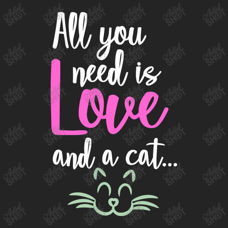 All You Need Is Love And A Cat 3/4 Sleeve Shirt | Artistshot