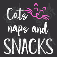 Cat Naps And Snacks Vintage Short | Artistshot