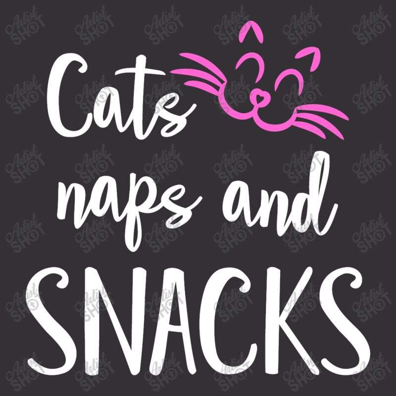 Cat Naps And Snacks Vintage Short | Artistshot