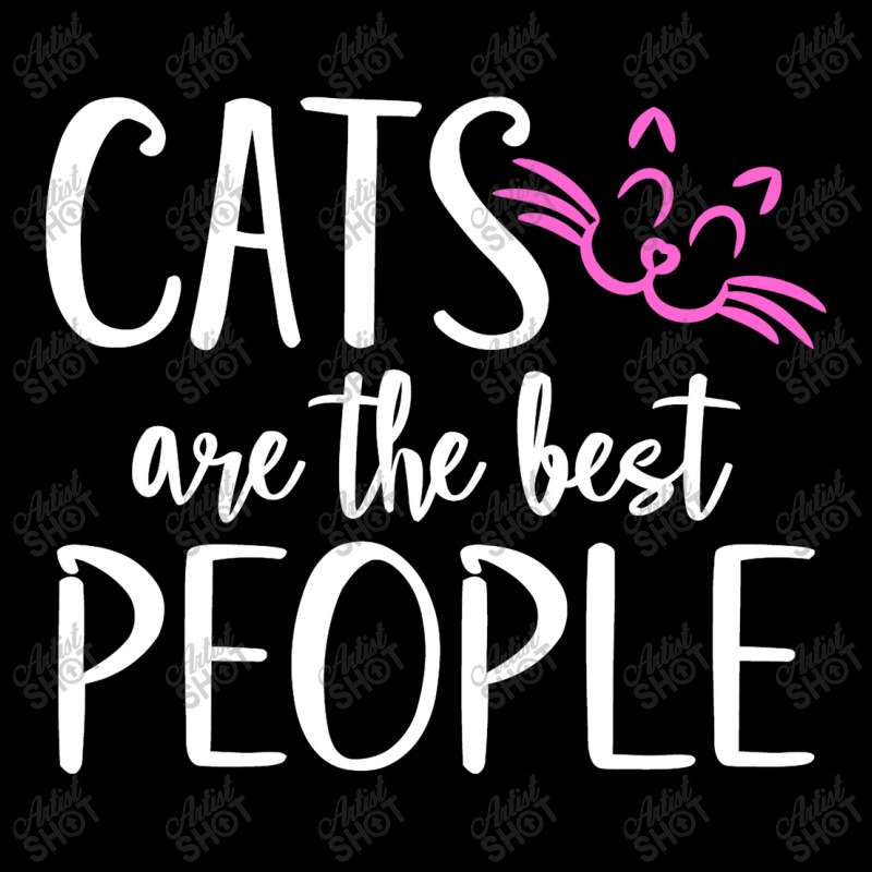 Cats Are The Best People Pocket T-shirt | Artistshot