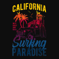 Retro ‘50s California Surfing Paradise Surfboarder Style Sum T Shirt Crop Top | Artistshot