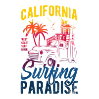 Retro ‘50s California Surfing Paradise Surfboarder Style Sum T Shirt Maternity Scoop Neck T-shirt | Artistshot