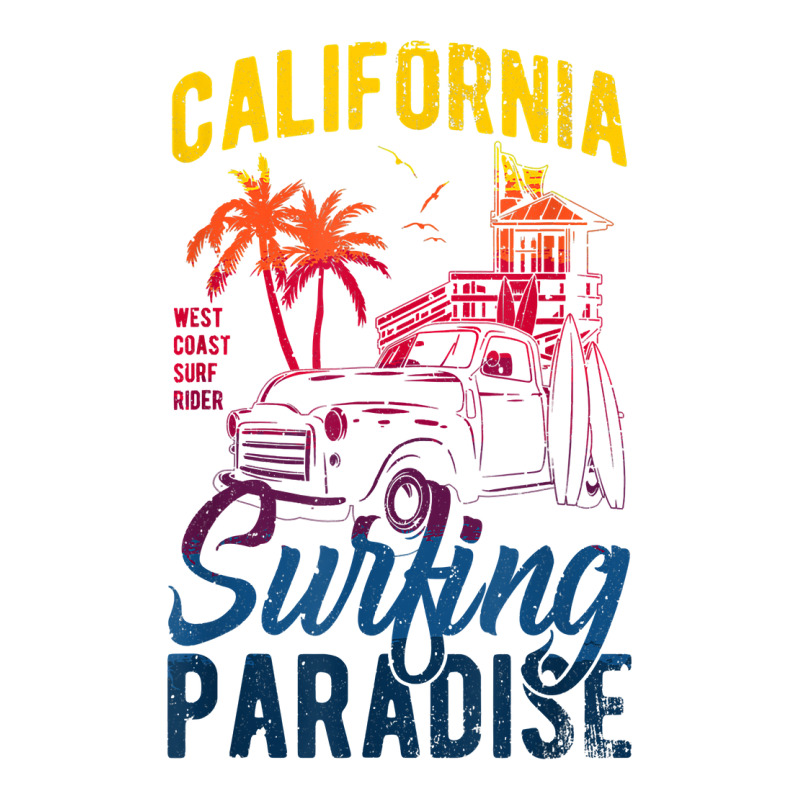 Retro ‘50s California Surfing Paradise Surfboarder Style Sum T Shirt Maternity Scoop Neck T-shirt by abrellkfhanog8 | Artistshot