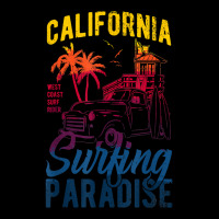 Retro ‘50s California Surfing Paradise Surfboarder Style Sum T Shirt Cropped Sweater | Artistshot