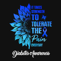 Diabetes Diabetic It Takes Strength To Tolerate The Pain 186 Diabetes Tote Bags | Artistshot