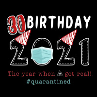 30 Birthday 2021 Quarantined Fleece Short | Artistshot