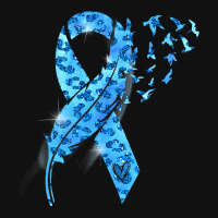 Diabetes Diabetic Leopard Blue Ribbon Stay Strong 131 Diabetes Awarene Shield Patch | Artistshot