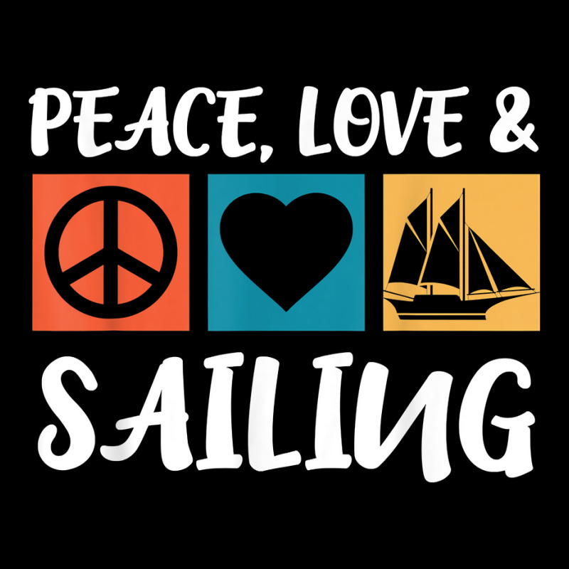 Sailing Peace Love Captain Sailing Anchor Sailing Ship T Shirt V-neck Tee | Artistshot