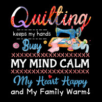 Sewing Quilting Keeps My Hands Busy My Mind Calm My Heart 30 Sewing Qu Cropped Sweater | Artistshot