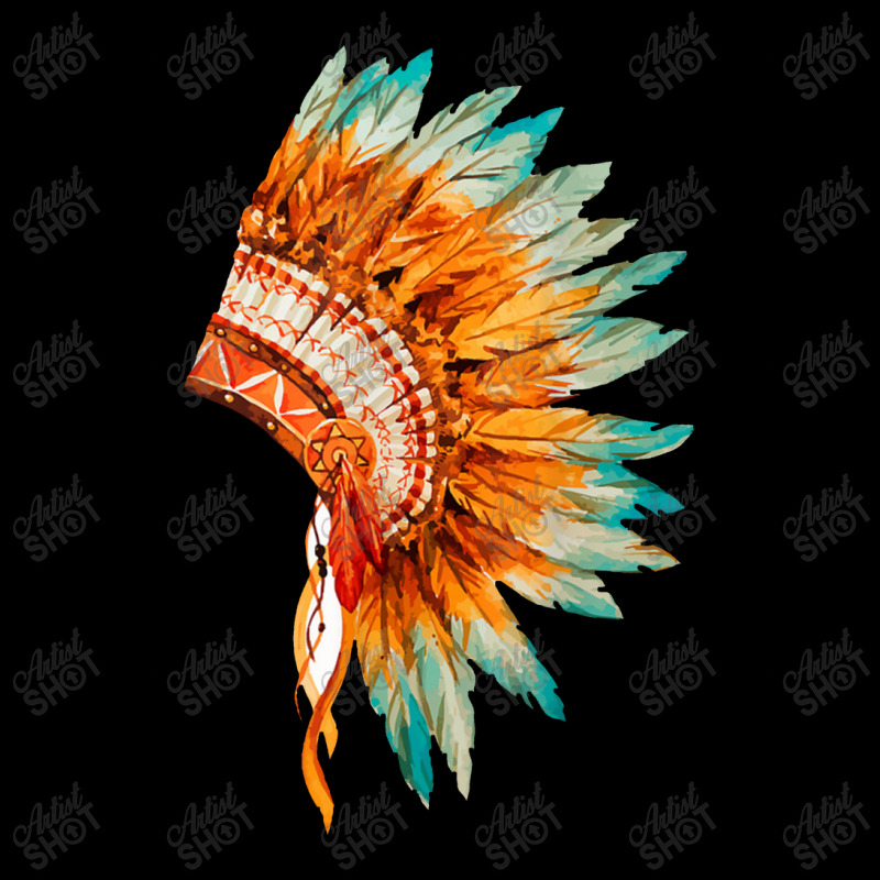 Native American Headdress Pocket T-Shirt by jabaludden | Artistshot