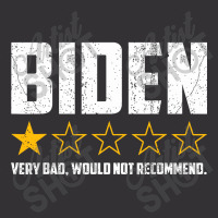 Biden 1 Star President America Very Bad Would Not Recommend Vintage Hoodie And Short Set | Artistshot