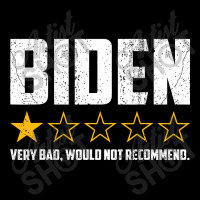 Biden 1 Star President America Very Bad Would Not Recommend Fleece Short | Artistshot