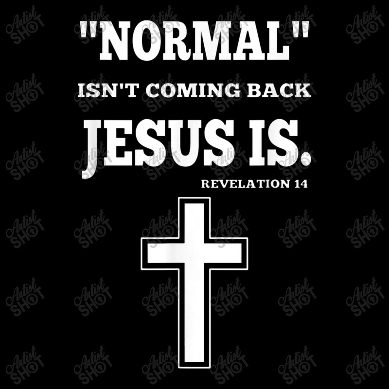 Normal Isn't Coming Back But Jesus Is Revelation 14 Youth Sweatshirt by jabaludden | Artistshot