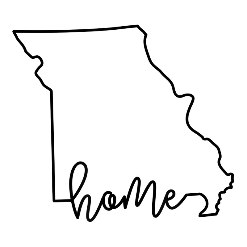 Missouri State Outline With Home Script Acj025a T Shirt Crop Top by marshall0976 | Artistshot