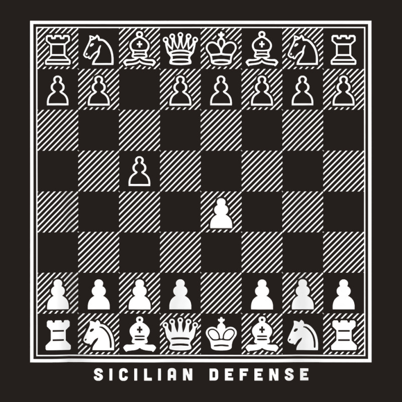 Sicilian Defense Opening Chessboard Chess Player Gift T Shirt Tank Top by hollymu | Artistshot