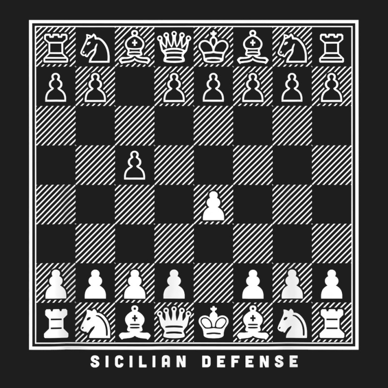 Sicilian Defense Opening Chessboard Chess Player Gift T Shirt Classic T-shirt by hollymu | Artistshot