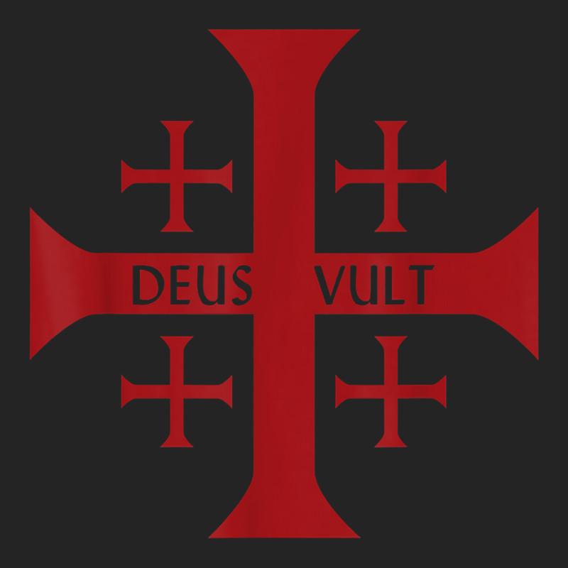 Crusader Christianity Deus Vult God Will T Shirt 3/4 Sleeve Shirt | Artistshot