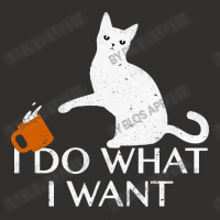 I Do What I Want Funny Cat Champion Hoodie | Artistshot