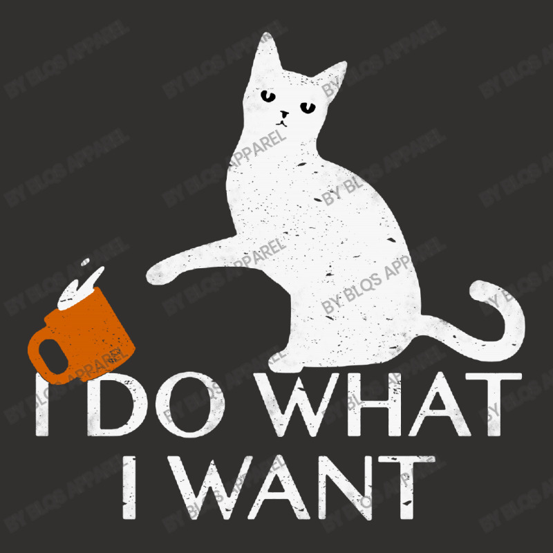 I Do What I Want Funny Cat Champion Hoodie | Artistshot