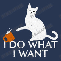 I Do What I Want Funny Cat Men Denim Jacket | Artistshot