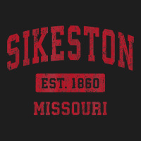 Sikeston Missouri Mo Vintage Sports Design Red Design T Shirt Classic T-shirt | Artistshot