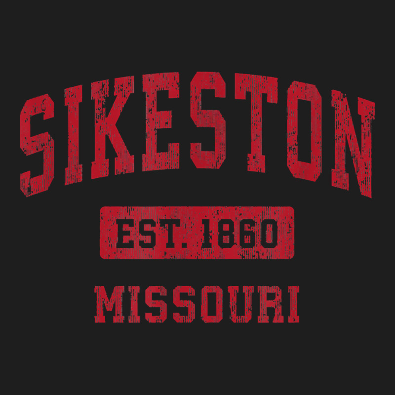 Sikeston Missouri Mo Vintage Sports Design Red Design T Shirt Classic T-shirt by marshall0976 | Artistshot