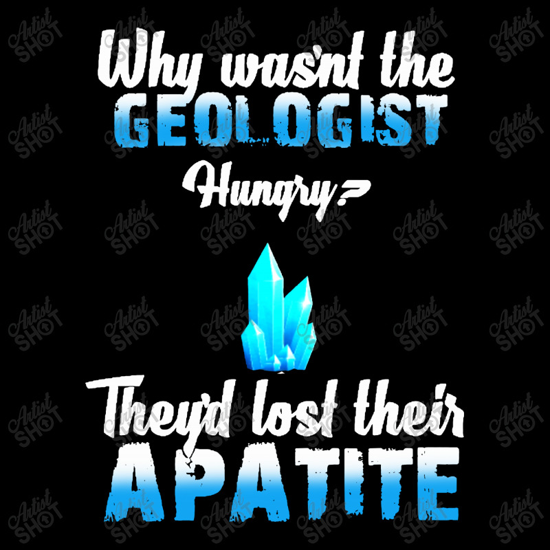 Why Wasn't The Geologist Hungry Cropped Hoodie by Vanode Art | Artistshot