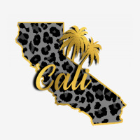 California Map Gold Baby Bibs | Artistshot