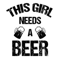 This Girl Needs A Beer Maternity Scoop Neck T-shirt | Artistshot