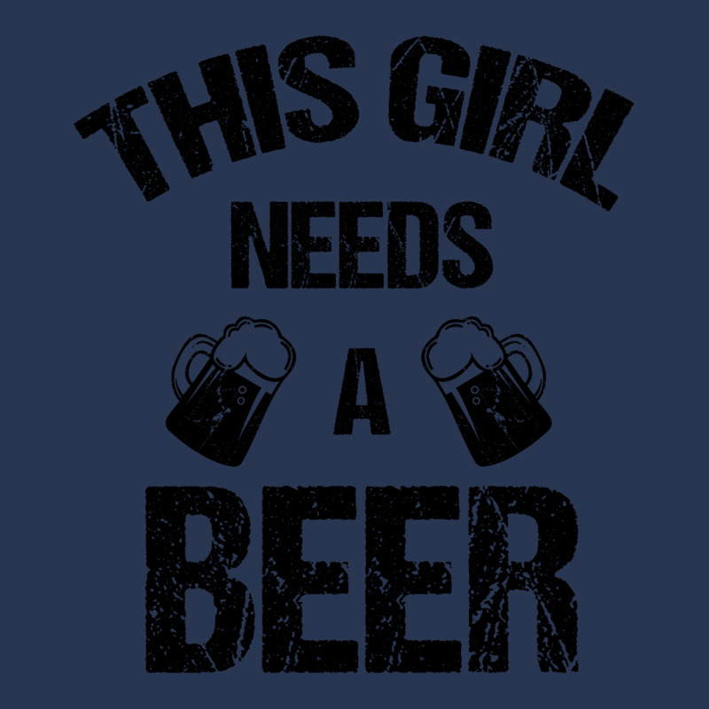 This Girl Needs A Beer Ladies Denim Jacket | Artistshot